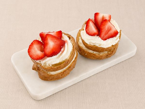 Aardbeien soes