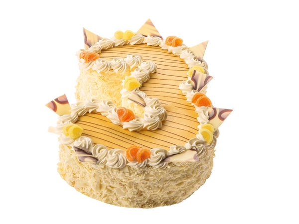 Cijfertaart marsepein