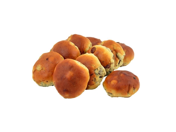 Mini rozijnenbollen per 10